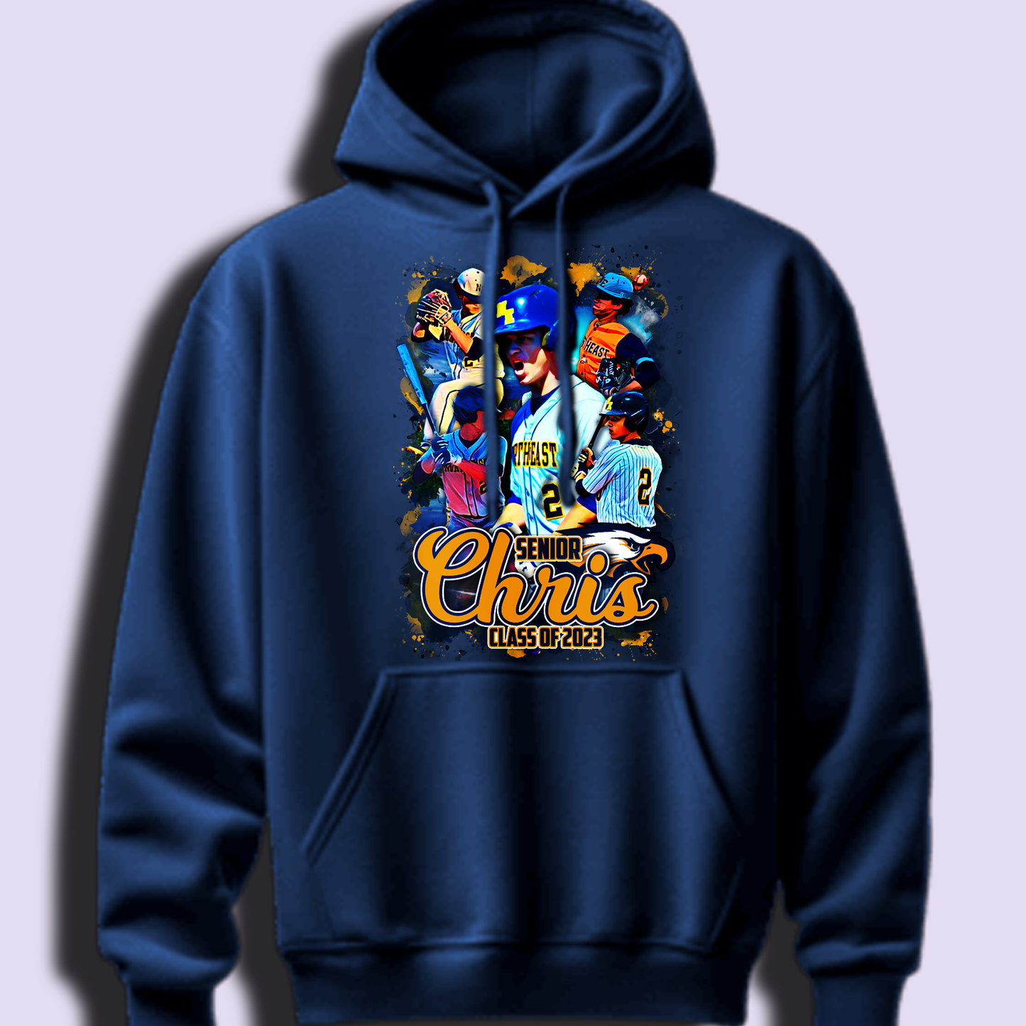 Custom Baseball Hoodie Design