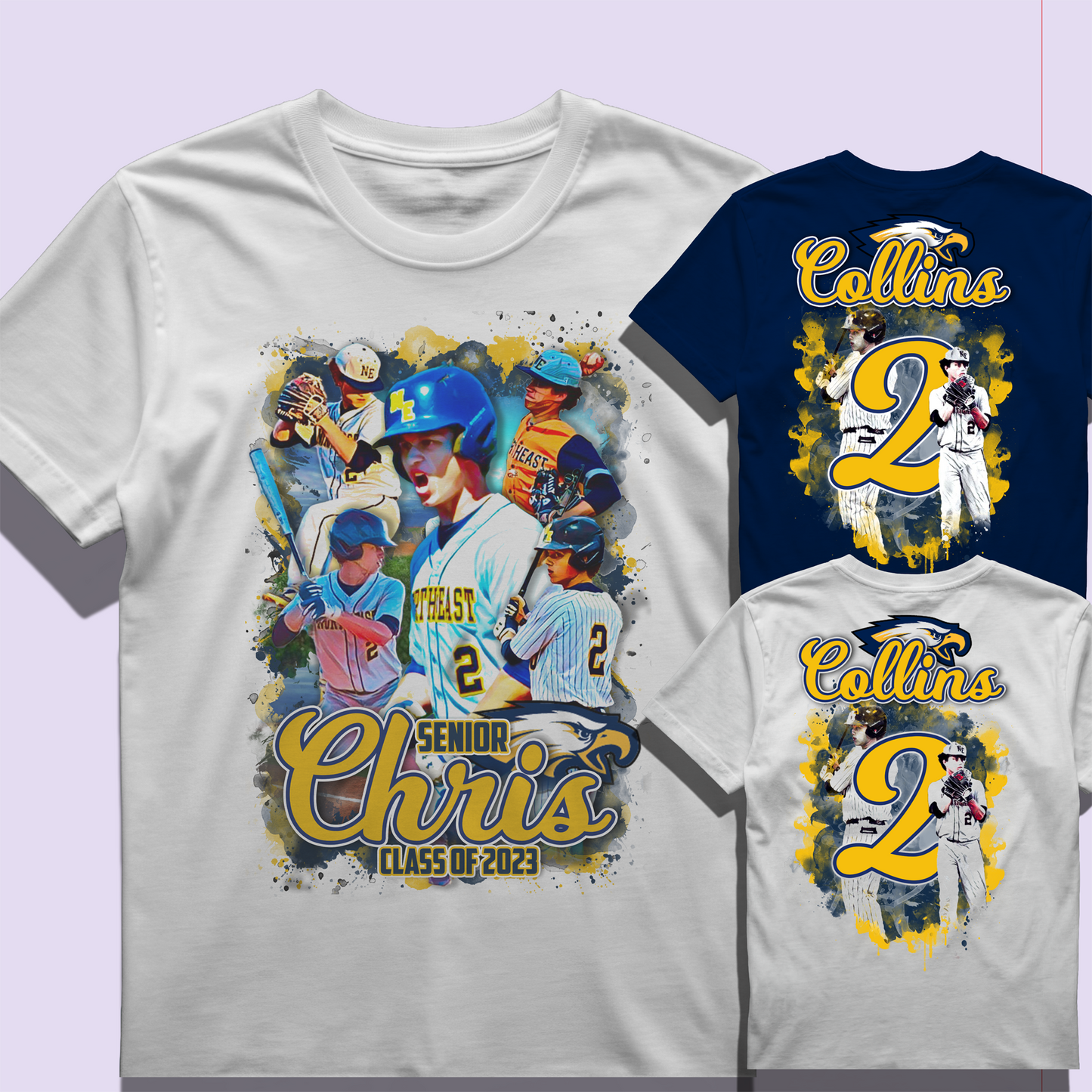 Custom Baseball Tee Design #1