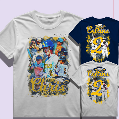 Custom Baseball Tee Design #1