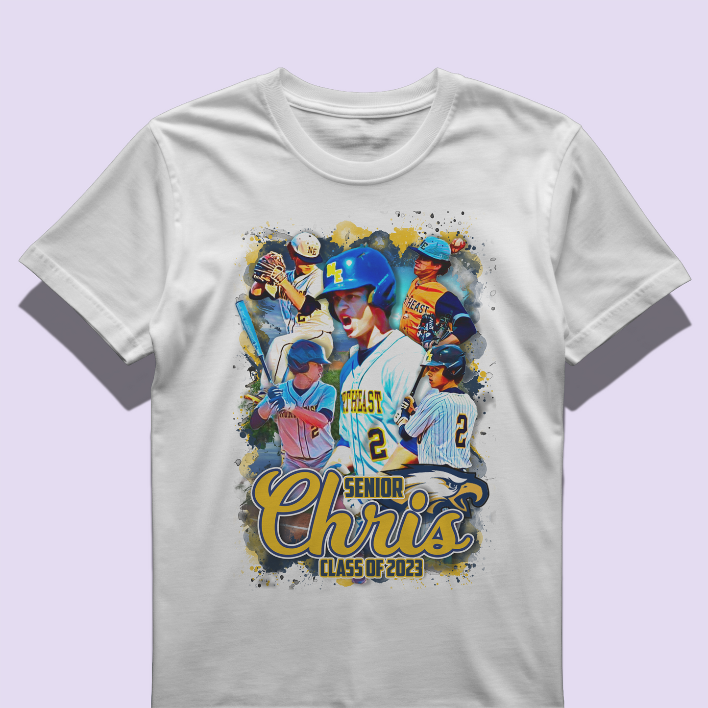 Custom Baseball Tee Design #1