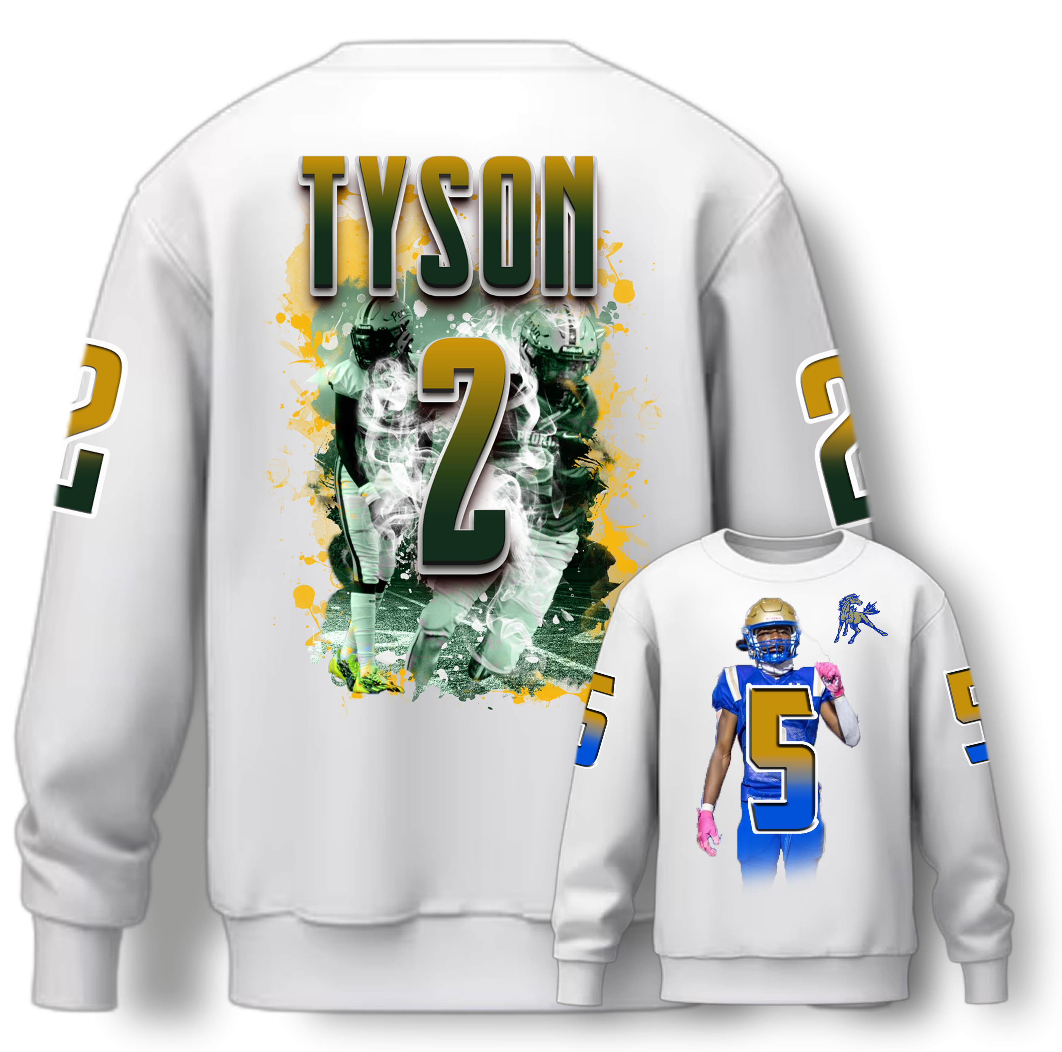 Crew Neck Sweatshirt Custom Design