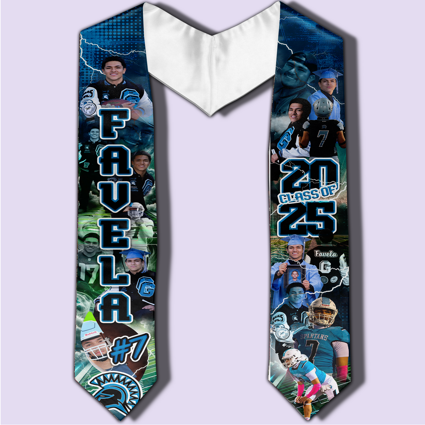 Custom Football Stole