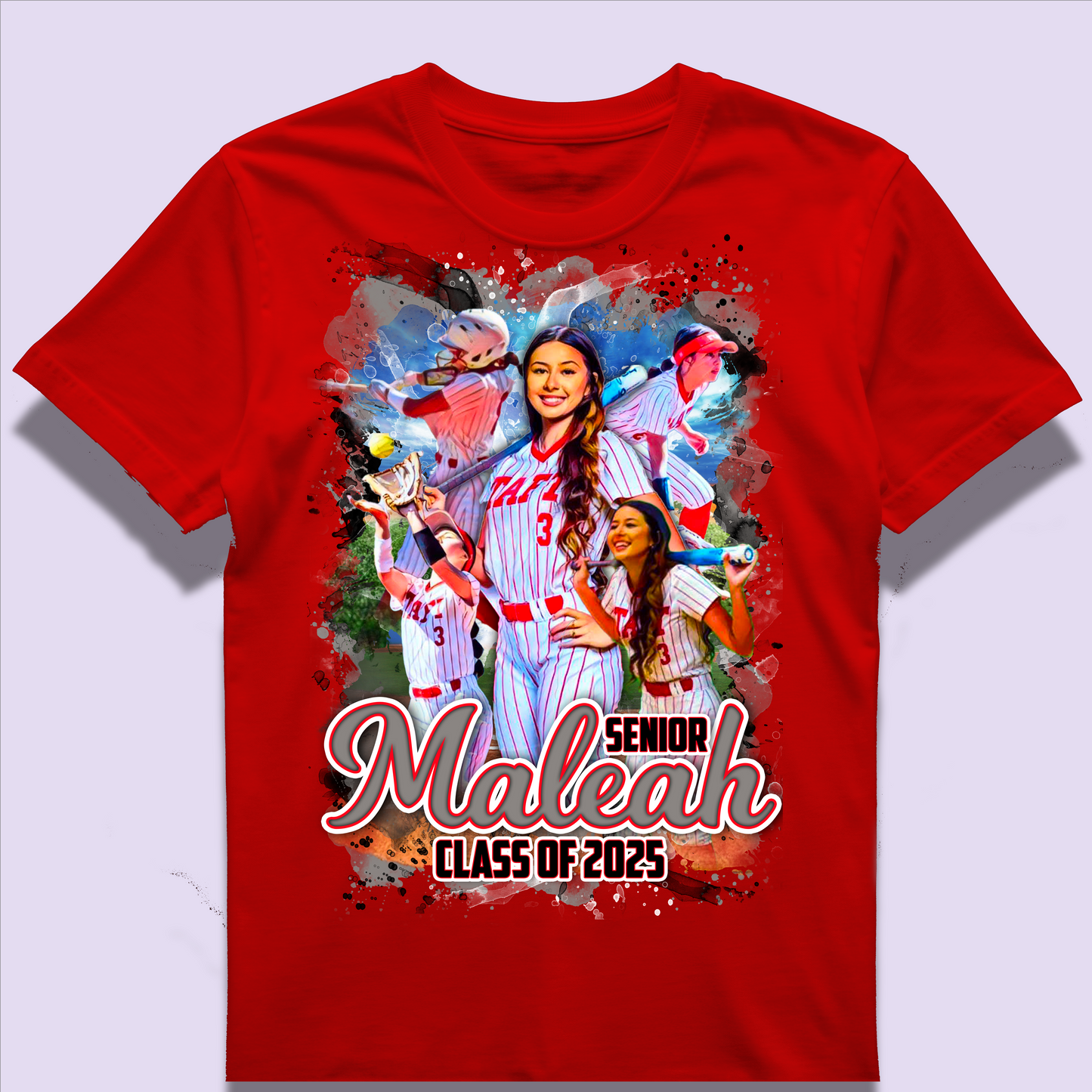 Custom Softball Tee Design #1