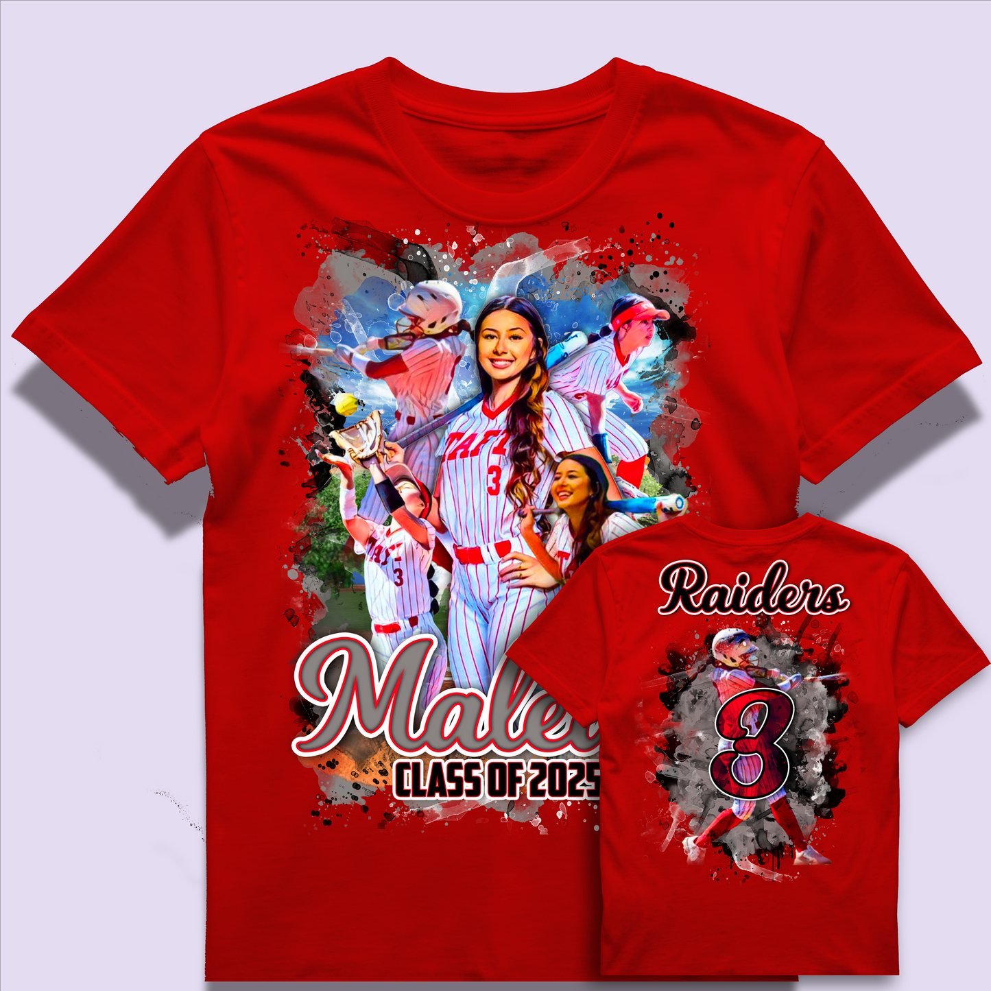 Custom Softball Tee Design #1