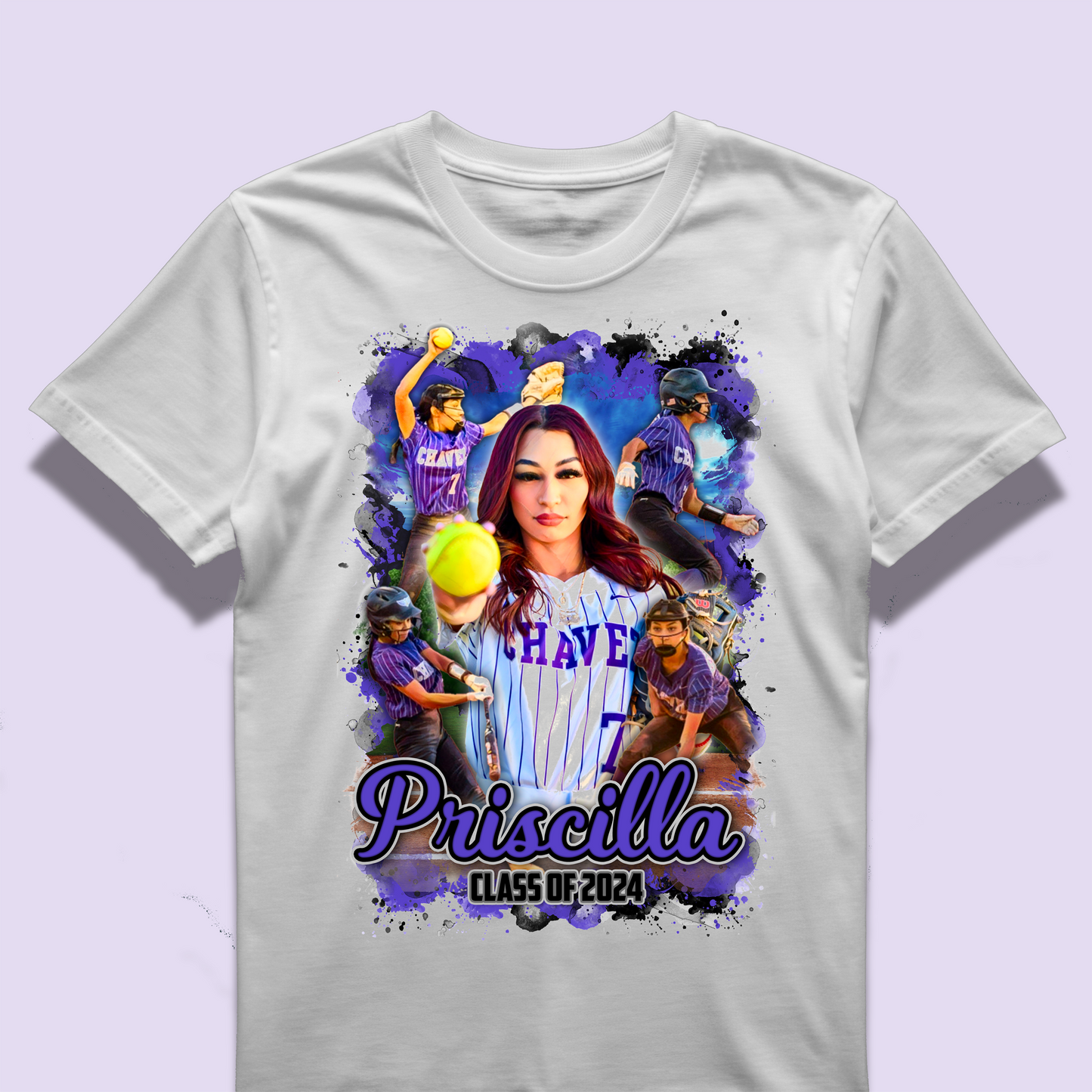 Custom Softball Tee Design #1