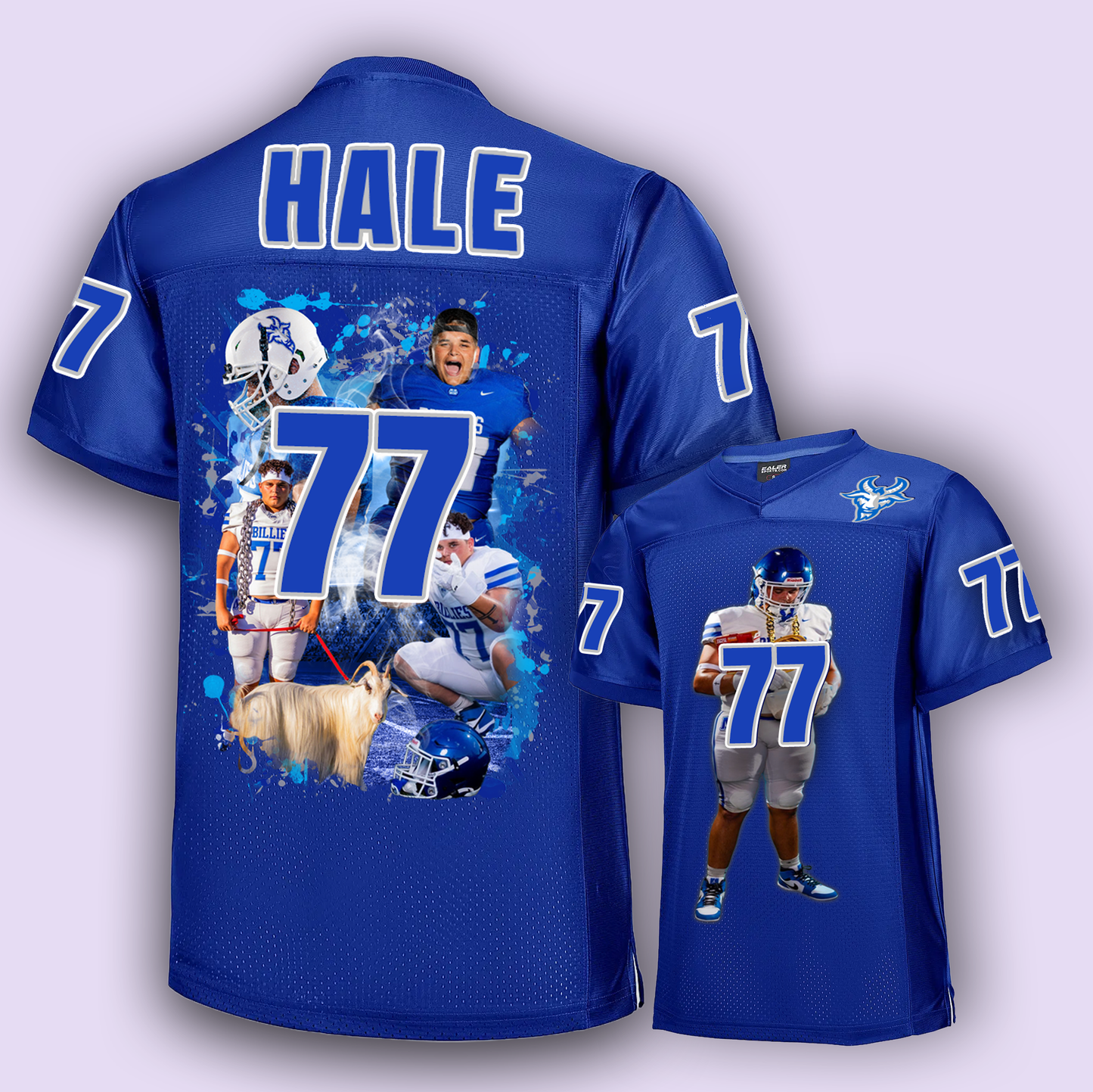 Youth Custom Football Jersey (6 Colors Available)